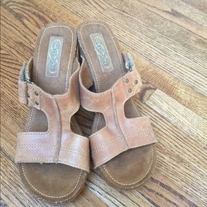 Skechers wedge slip on